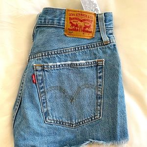 Levi’s 501 High-Rise Denim Shorts